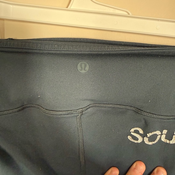 Lululemon SOUL Sz 4 Reveal Tight Interconnect 25.5” Length Gravity Blue Leggings - Picture 8 of 9